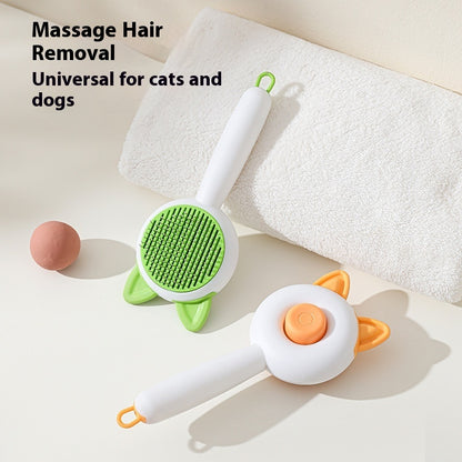 Self-Cleaning Pet Brush – Effortless Grooming & Hair Removal!