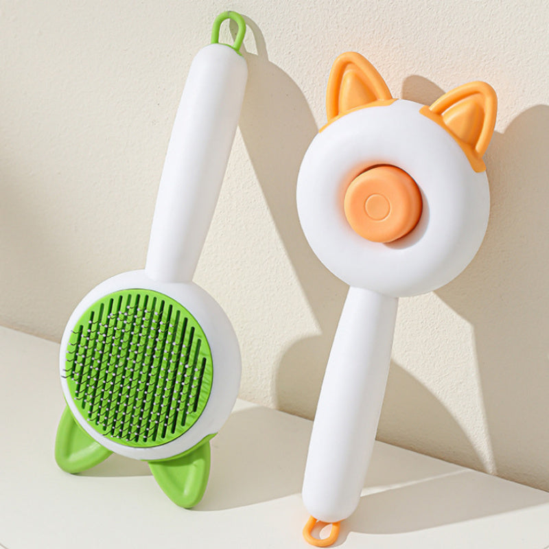 Self-Cleaning Pet Brush – Effortless Grooming & Hair Removal!