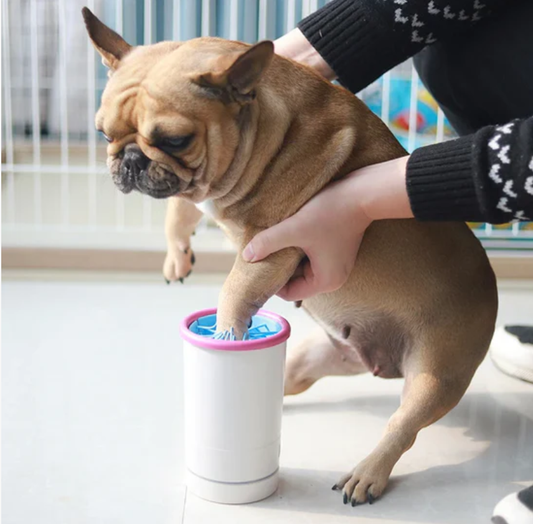 Tazza automatica per la pulizia delle zampe degli animali domestici - Tazza portatile per il lavaggio delle zampe di cani e gatti