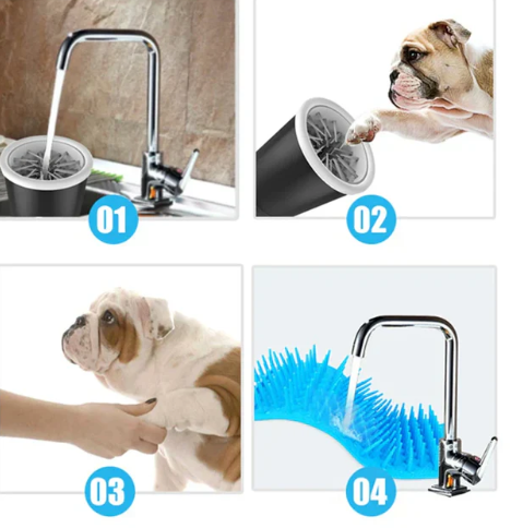 Automatic Pet Paw Cleaner Cup – Portable Dog & Cat Foot Washing Cup