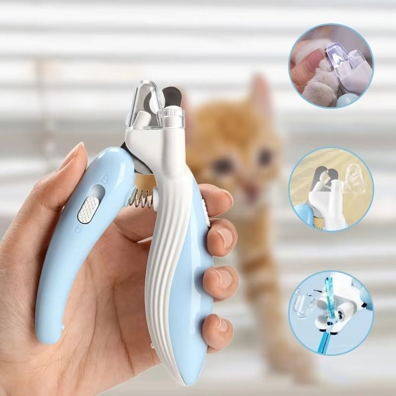 LED Pet Nail Clippers – Safe, Precise Grooming for Dogs and Cats