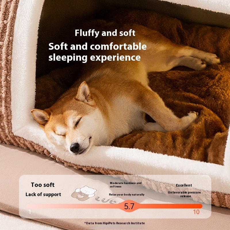 Cozy Warm Dog Bed – Ultra-Soft Pet Bed for Ultimate Comfort