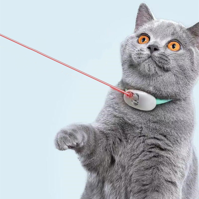 Divertente collare laser automatico per gatti - Gioco a mani libere per il vostro gatto!